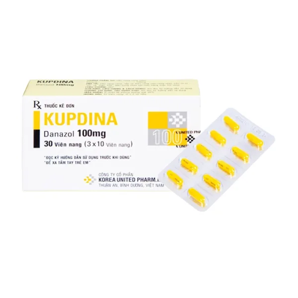 Kupdina 100mg Korea United Pharm 3 vỉ x 10 viên