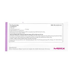 Levothyrox 75µg Merck 2 vỉ x 15 viên