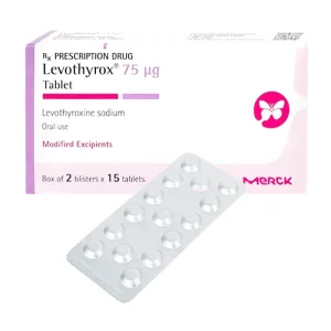 Levothyrox 75µg Merck 2 vỉ x 15 viên