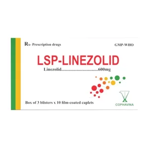 LSP-Linezolid 600mg Cophavina 3 vỉ x 10 viên