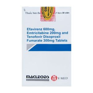 Macleods Efavirenz 600mg, Emtricitabine 200mg, Tenofovir 300mg