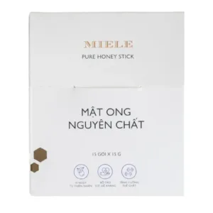 Mật Ong Nguyên Chất Miele 15 gói x 15g