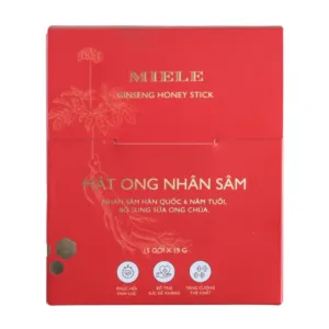 Mật Ong Nhân Sâm Miele 15 gói x 15g