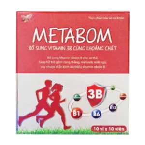 Metabom Phương Đông Pharma 10 vỉ x 10 viên