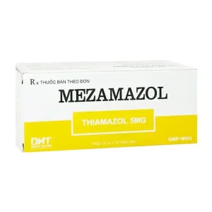 Mezamazol 5mg Hà Tây 10 vỉ x 10 viên