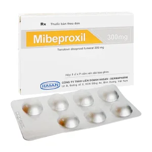 Mibeproxil 300mg Hasan 1 vỉ x 7 viên