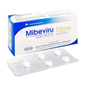 Mibeviru 200mg Hasan 5 vỉ x 5 viên