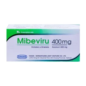 Mibeviru 400mg Hasan 5 vỉ x 5 viên