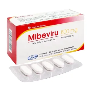 Mibeviru 800mg Hasan 5 vỉ x 5 viên