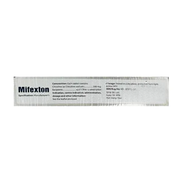 Mifexton 500 Mediplantex 3 vỉ x 10 viên