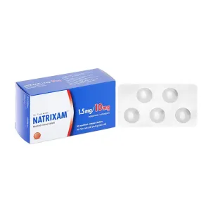 Natrixam 1.5mg/10mg Servier 6 vỉ x 5 viên