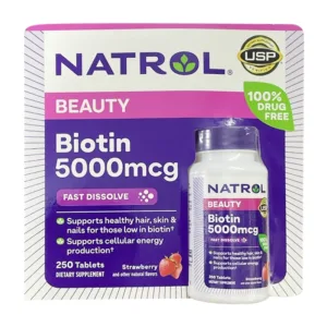 Natrol Biotin Beauty 5000mcg 250 viên