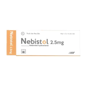 Nebistol 2.5mg Pymepharco 1 vỉ x 14 viên