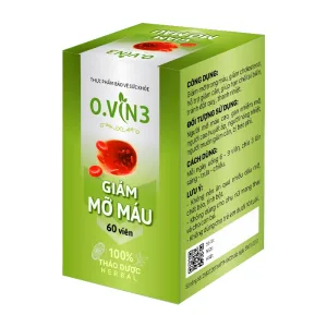 Ovin 3 Giảm Mỡ Máu Thiên Phúc 60 viên