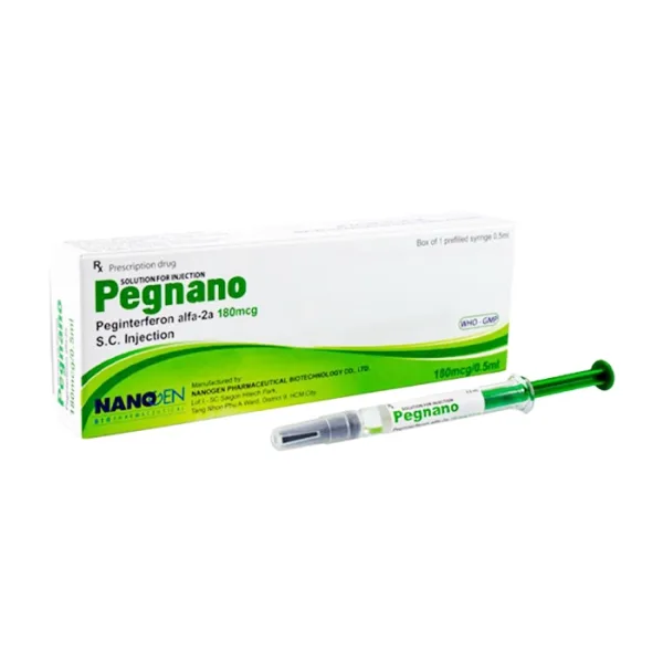 Pegnano 180mcg/0.5ml Nanogen Hộp 1 lọ x 1ml