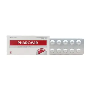 Pharcavir 25mg Pharbaco 3 vỉ x 10 viên