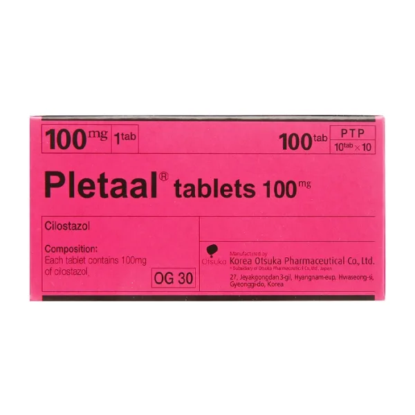 Pletaal Tablets 100mg Otsuka 10 vỉ x 10 viên