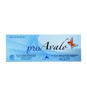 Thuốc ngừa thai Proavalo Asean Pharma 1 vỉ x 28 viên