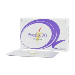 Pycalis 20 Pymepharco 1 vỉ x 1 viên