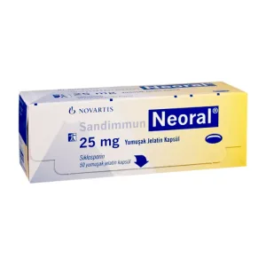 Sandimmun Neoral 25mg Novartis 5 vỉ x 10 viên