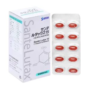 Sante Lutax 15+ Vitamin Mineral Santen 9 vỉ x 10 viên