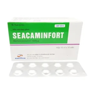 Seacaminfort 1500mcg Hadiphar 10 vỉ x 10 viên