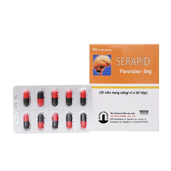 Serapid 5mg Jin Yang Pharm 10 vỉ x 10 viên