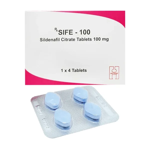 Thuốc cường dương sife 100mg Hetero 1 vỉ x 4 viên