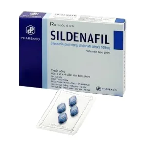 Sildenafi 100mg Phabaco 1 vỉ x 4 viên