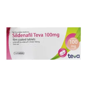 Sildenafil 100mg Teva 1 vỉ x 4 viên