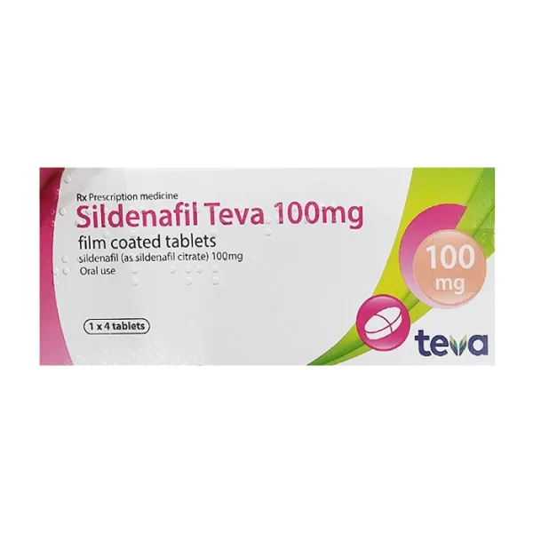 Sildenafil 100mg Teva 1 vỉ x 4 viên