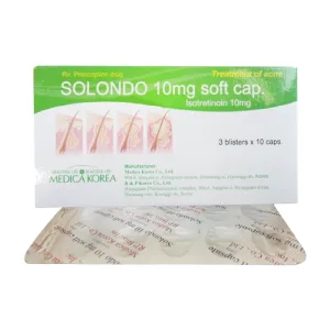 Solondo 10mg Soft Medica Korea 3 vỉ x 10 viên