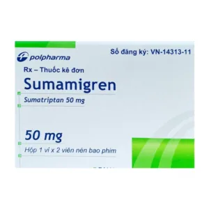 Sumamigren 50mg Polpharma 1 vỉ x 2 viên