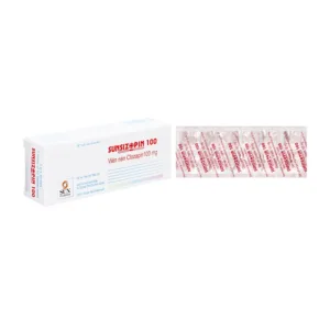 Sunsizopin 100mg Sun Pharma 5 vỉ x 10 viên