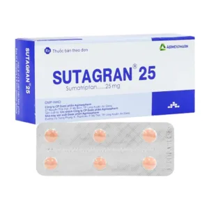 Sutagran 25mg Agimexpham 2 vỉ x 6 viên