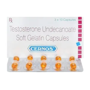 Testosterone 40mg Cernos 3 vỉ x 10 viên