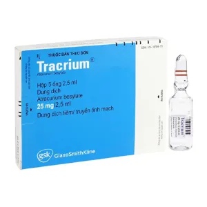 GSk Tracrium Inj 25mg/5ml 5 ống