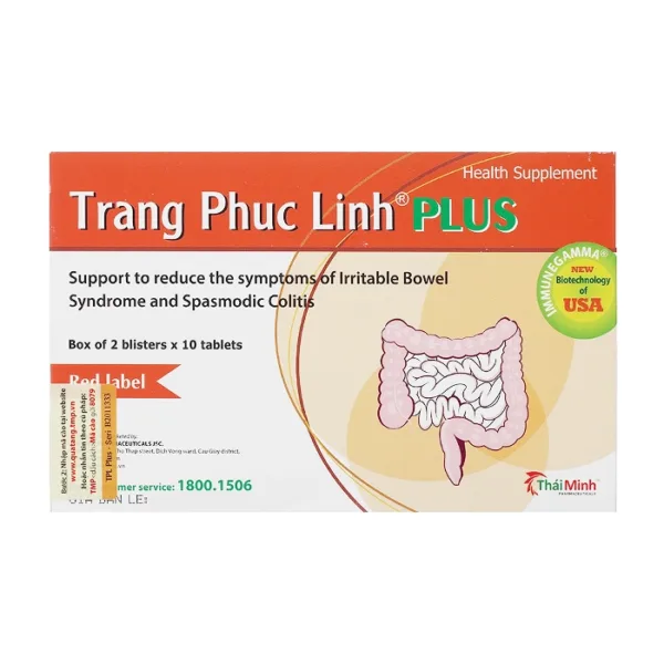 Tràng Phục Linh Plus Thái Minh 2 vỉ x 10 viên