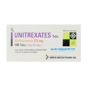 Unitrexates 2.5mg 10 vỉ x 10 viên