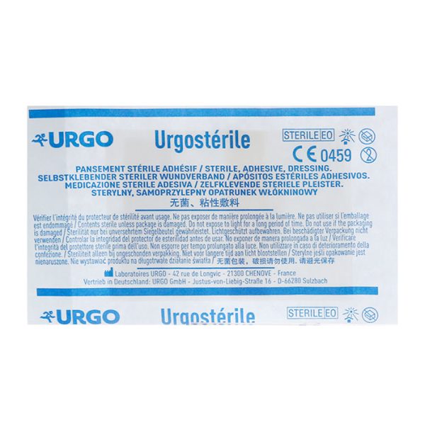 Băng dán có gạc Urgo Urgosterile 50 miếng (5.3 x 7cm)