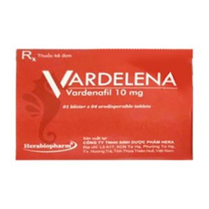 Vardelena 10mg Herabiopharm 1 vỉ x 4 viên