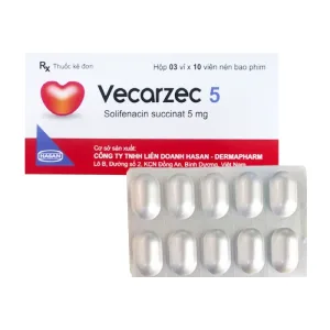 Vecarzec 5 Hasan 3 vỉ x 10 viên