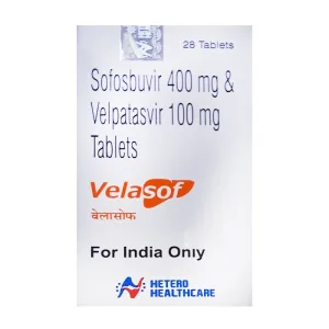 Thuốc kháng virus Velasof Hetero 400mg/100mg 28 viên