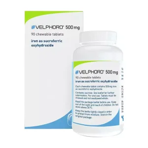 Velphoro 500mg Fresenius Kabi 90 viên nhai