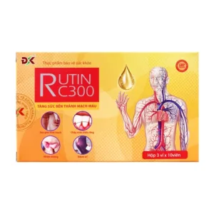 Viên Uống Rutin C300 Fobelife 3 vỉ x 10 viên