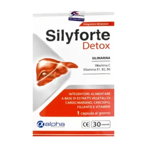 Viên Uống Silyforte Detox Alpha Farmaceutici 2 vỉ x 15 viên