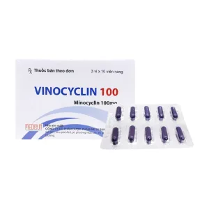 Vinocyclin 100 Medisun 3 vỉ x 10 viên