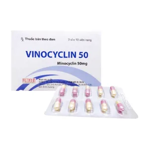 Vinocyclin 50 Medisun 3 vỉ x 10 viên