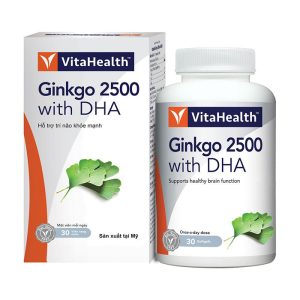 VitaHealth Ginkgo 2500 with DHA 30 viên