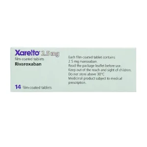 Xarelto 2.5mg Bayer 1 vỉ x 14 viên